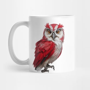 Cute Red Owl Mug